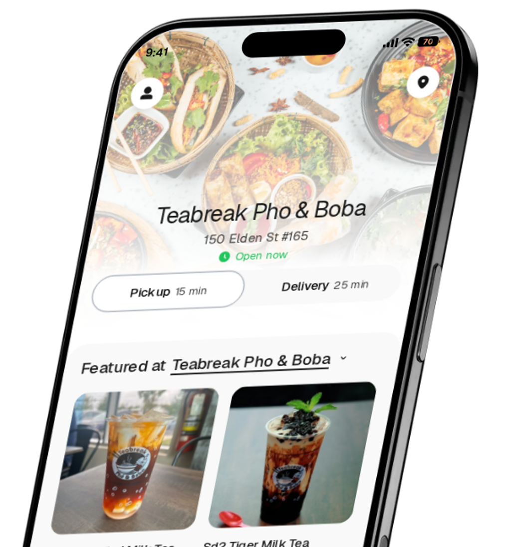 Teabreak Pho & Boba app preview