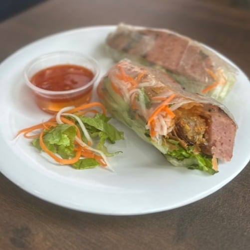 Ap9.Grilled Pork Sausage Rolls  ( NEM NUONG).