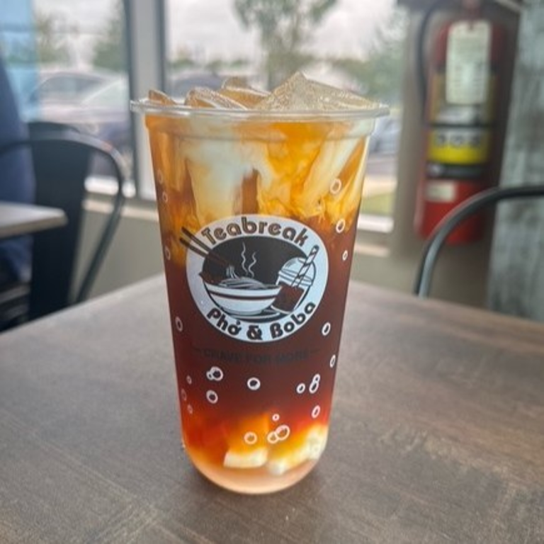 Savor our thai milk tea
