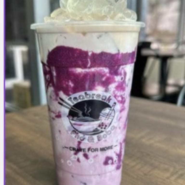 Ube Milk Tea Delights