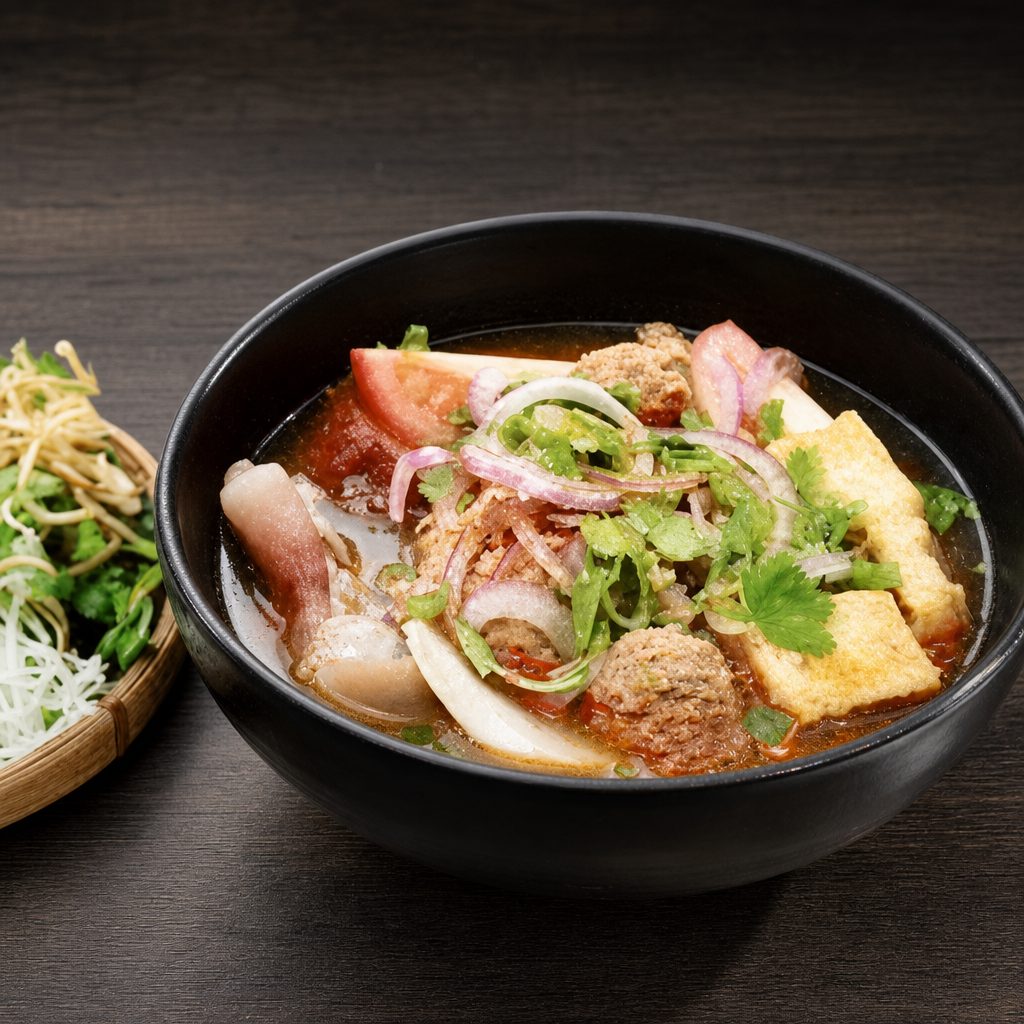 BBH1. BUN BO HUE- Hue Style Spicy Noodle Soup.