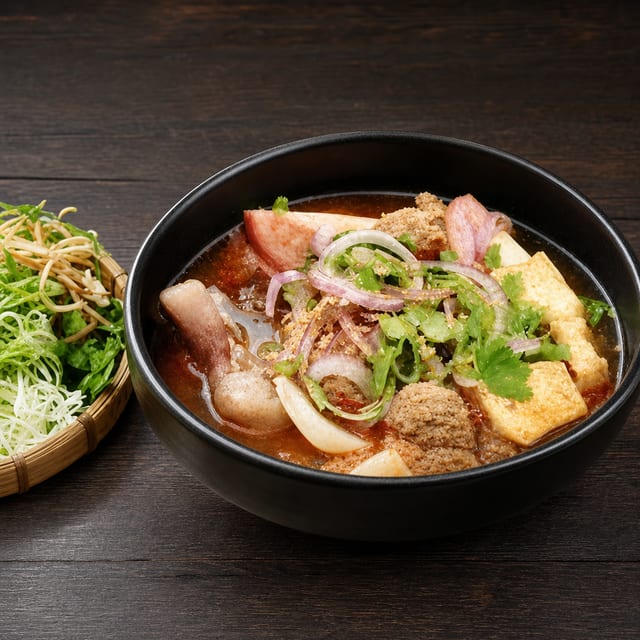 Ws1. Hue Style Spicy Noodle Soup.