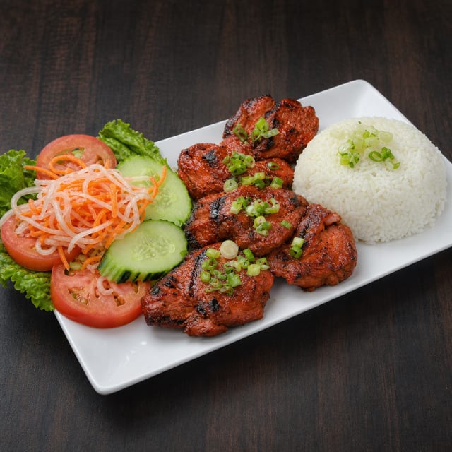 Vr5.Grilled Chicken Over Rice.