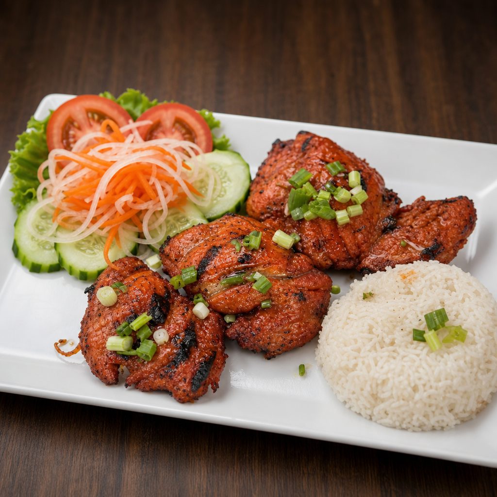 Vr5.Grilled Chicken Over Rice.