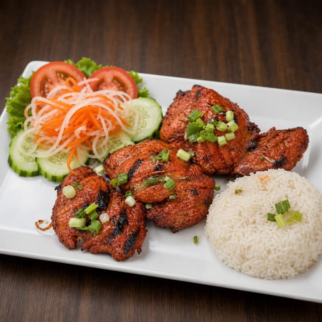 Vr5.Grilled Chicken Over Rice.