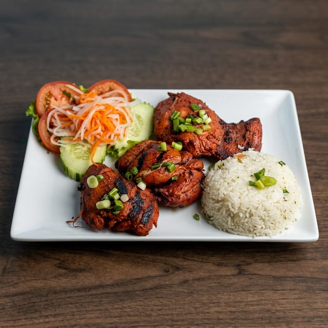 Vr5.Grilled Chicken Over Rice.