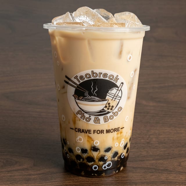 Mt13. Almond Milk Tea.