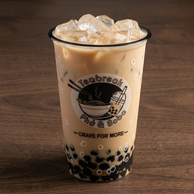 Mt7. Lychee Milk Tea.