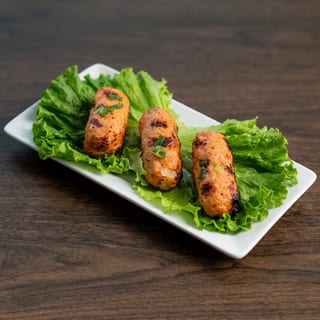 Ws4. Rice Paper Wrapped With Shrimp Paster On