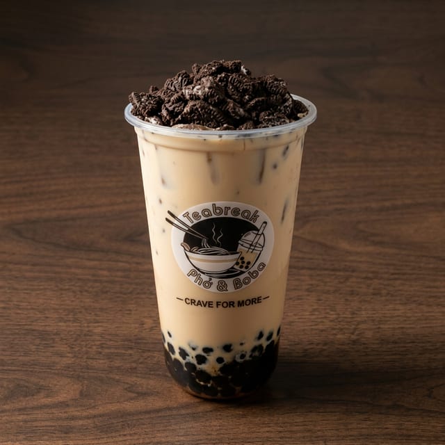 Mt8. Oreo Milk Tea.