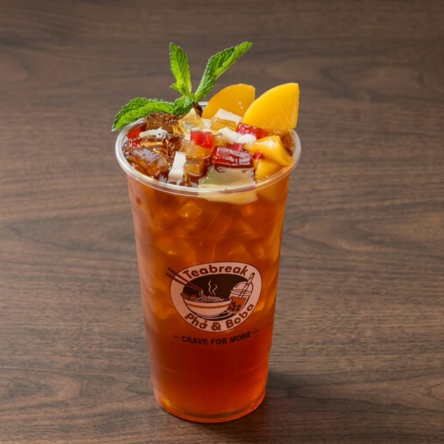 Sd6. Peach Oolong Fruit Tea.