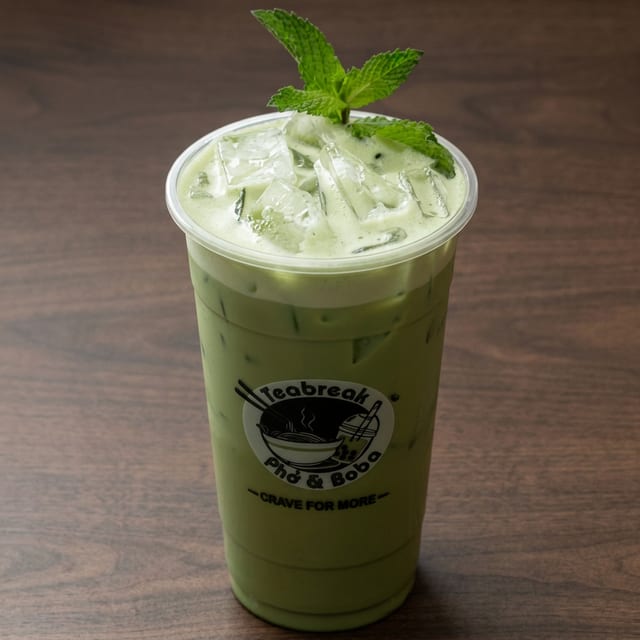 Mt17. Matcha Green Milk Tea.