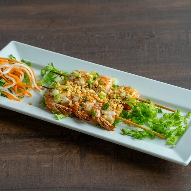 Ap12. Grilled Garlic & Herb Shrimp.