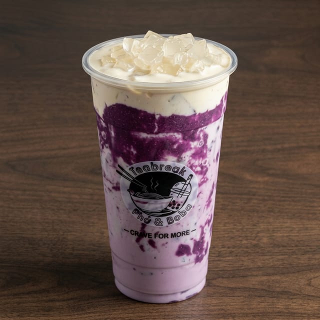 Sd9. Sweet ube milk tea.