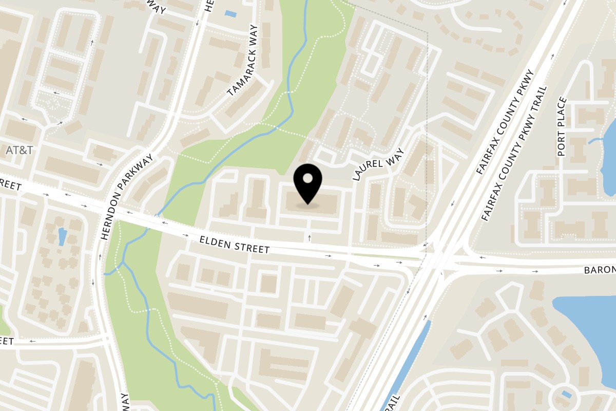 Map showing the location of Teabreak Pho & Boba Teabreak Pho & Boba Herndon on 150 Elden St #165 in Herndon